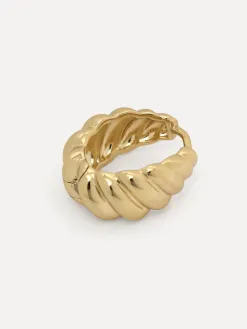 Les Soeurs Oorbel Jazz Croissant Gold Sale