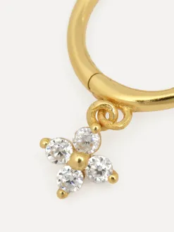 Les Soeurs Oorbel Jeanne Flower Strass Discount