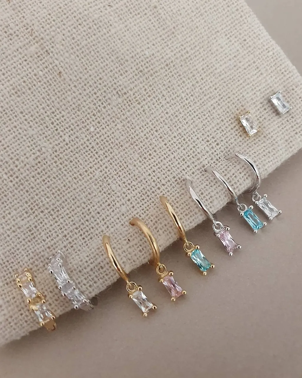 Les Soeurs Oorbel Jeanne Hanging Baguette Online