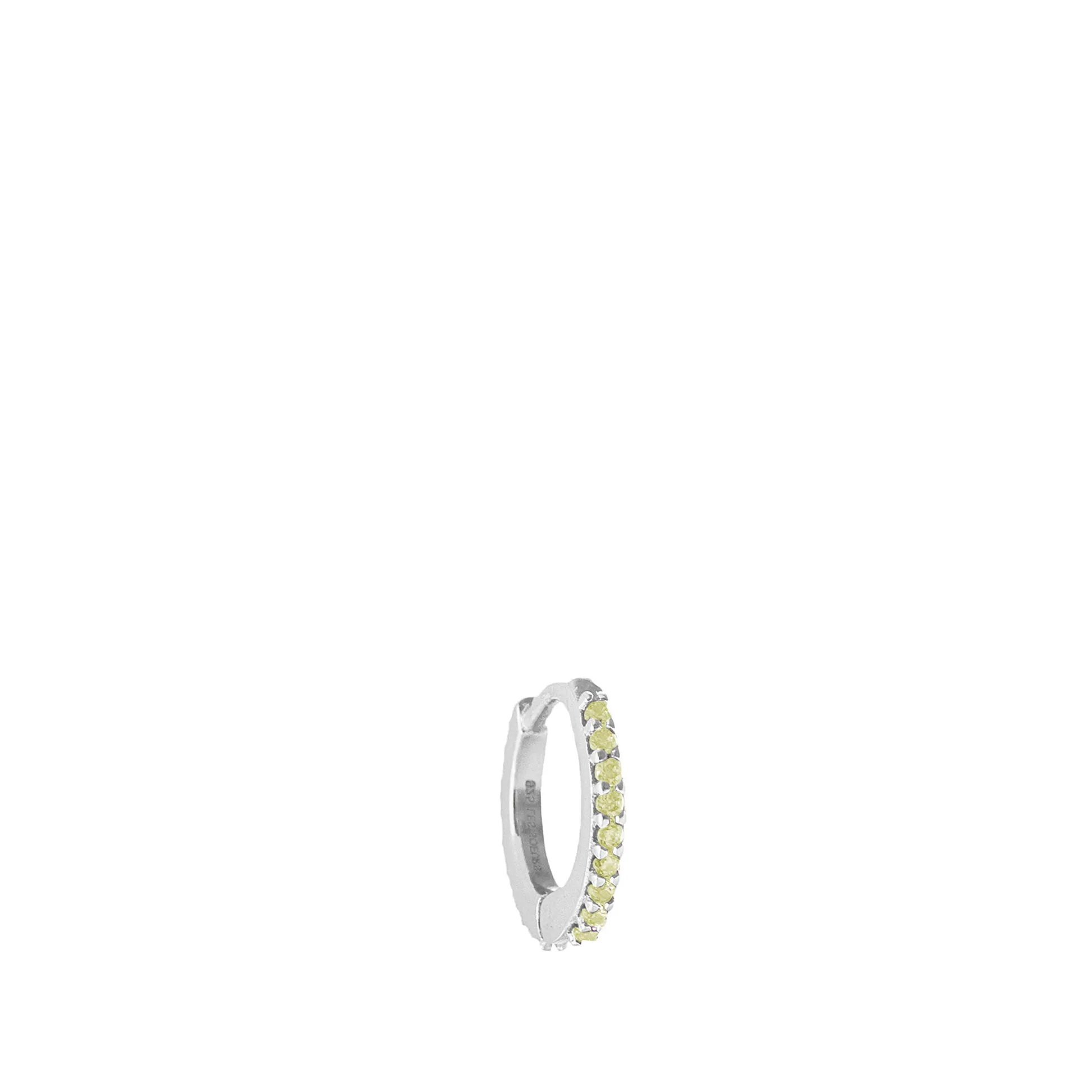 Les Soeurs Oorbel Jeanne Mini Strass Silver+Khaki Online