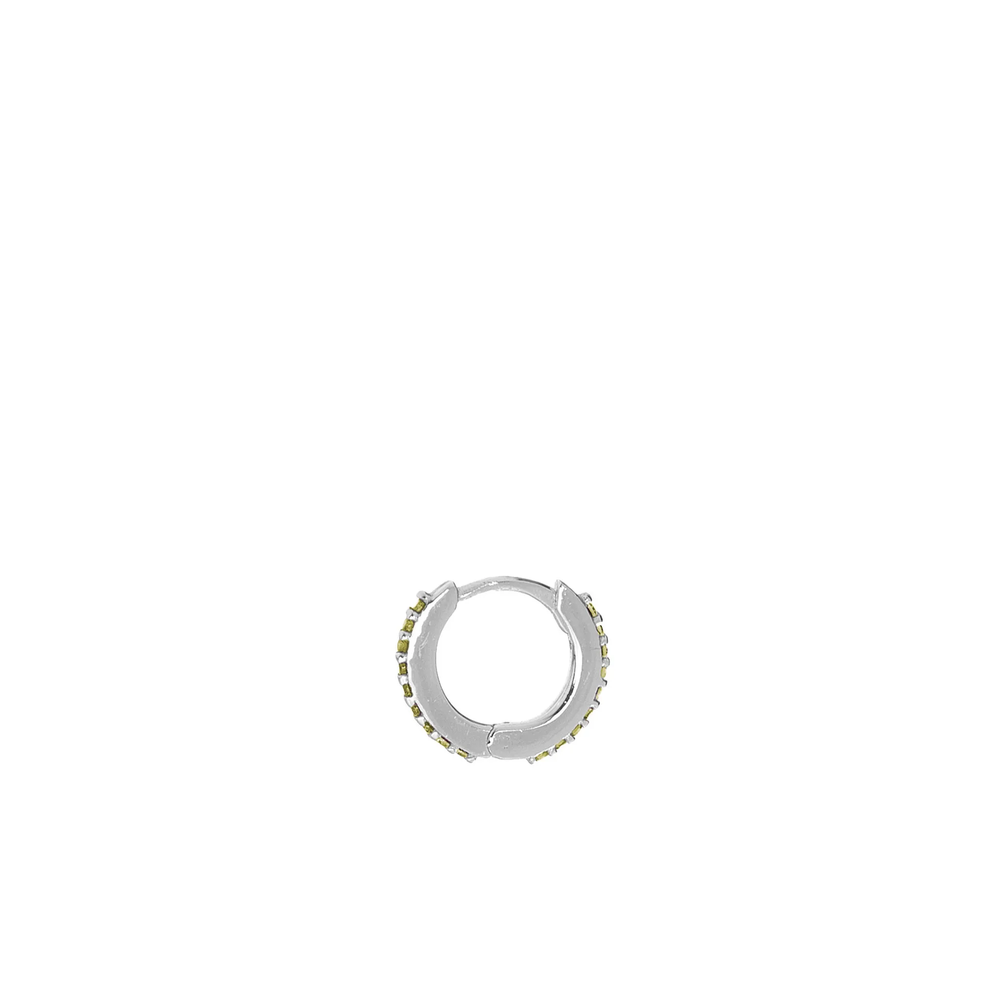 Les Soeurs Oorbel Jeanne Mini Strass Silver+Khaki Online