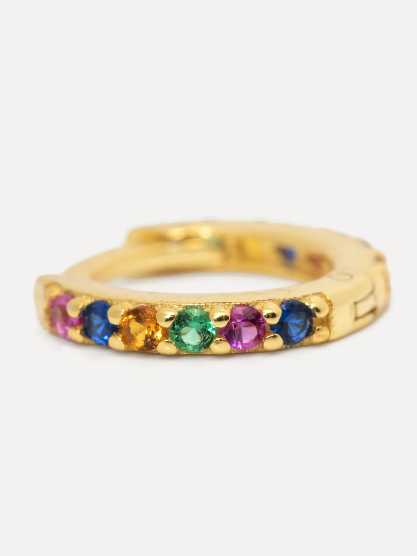 Les Soeurs Oorbel Jeanne Strass Multicolor Gold+Multicolor Outlet