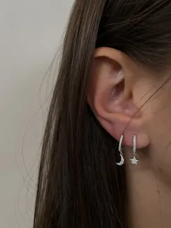 Les Soeurs Oorbel Jeanne Strass Star Best