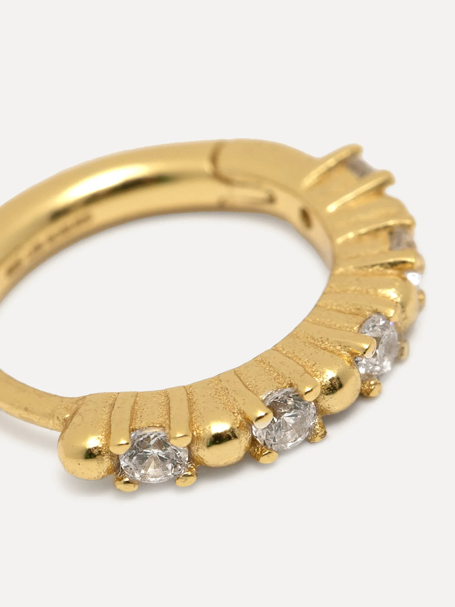 Les Soeurs Oorbel Jeanne Sunbeam Strass Gold Fashion