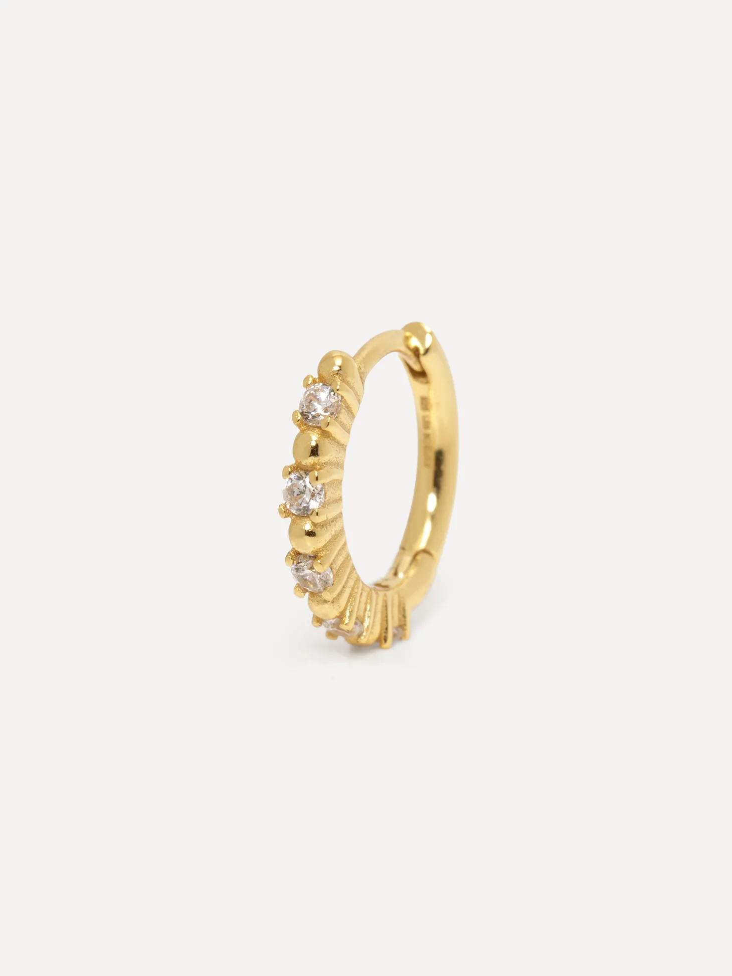 Les Soeurs Oorbel Jeanne Sunbeam Strass Gold Fashion