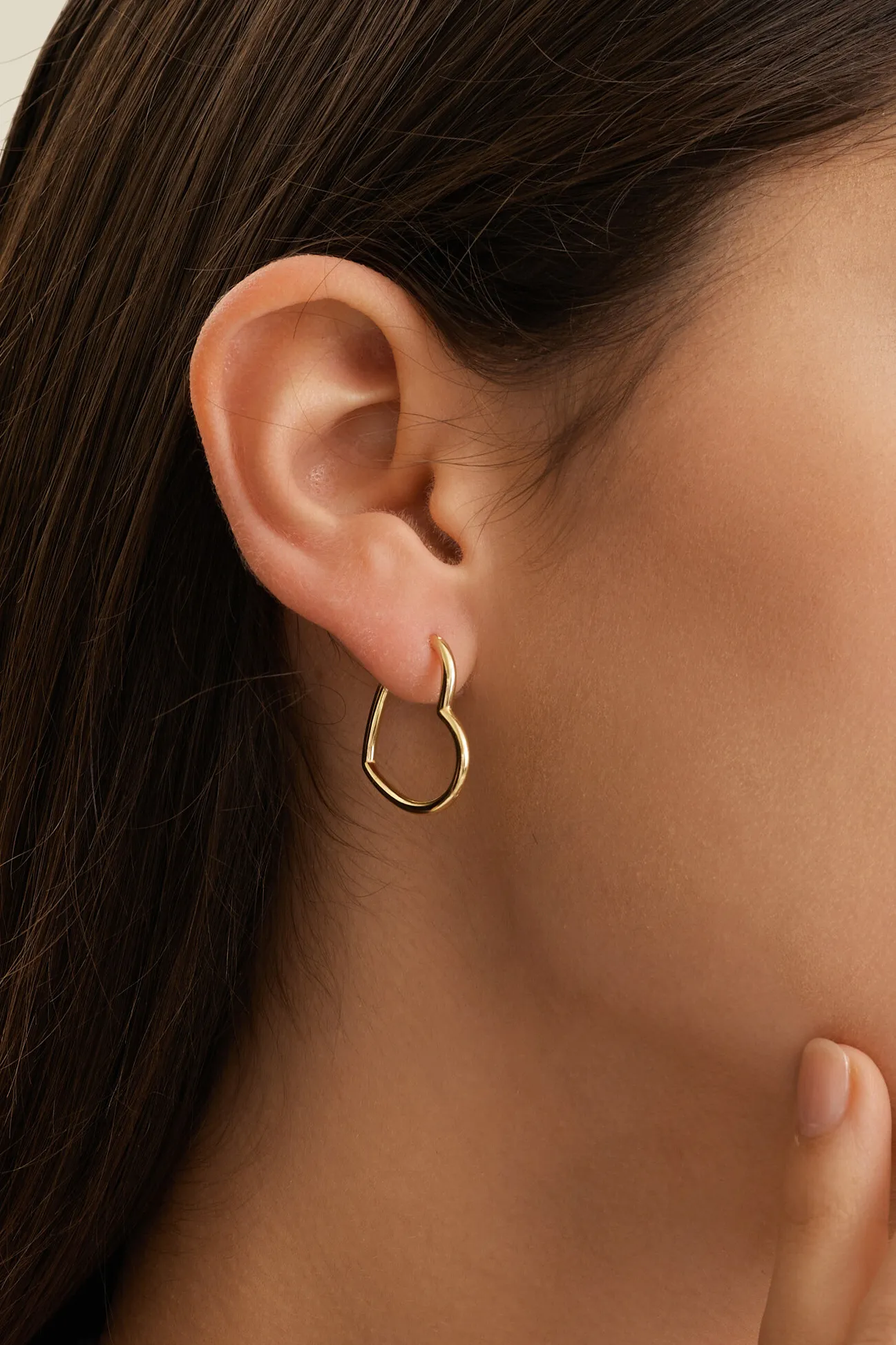 Les Soeurs Oorbel Jenny Heart Gold Fashion