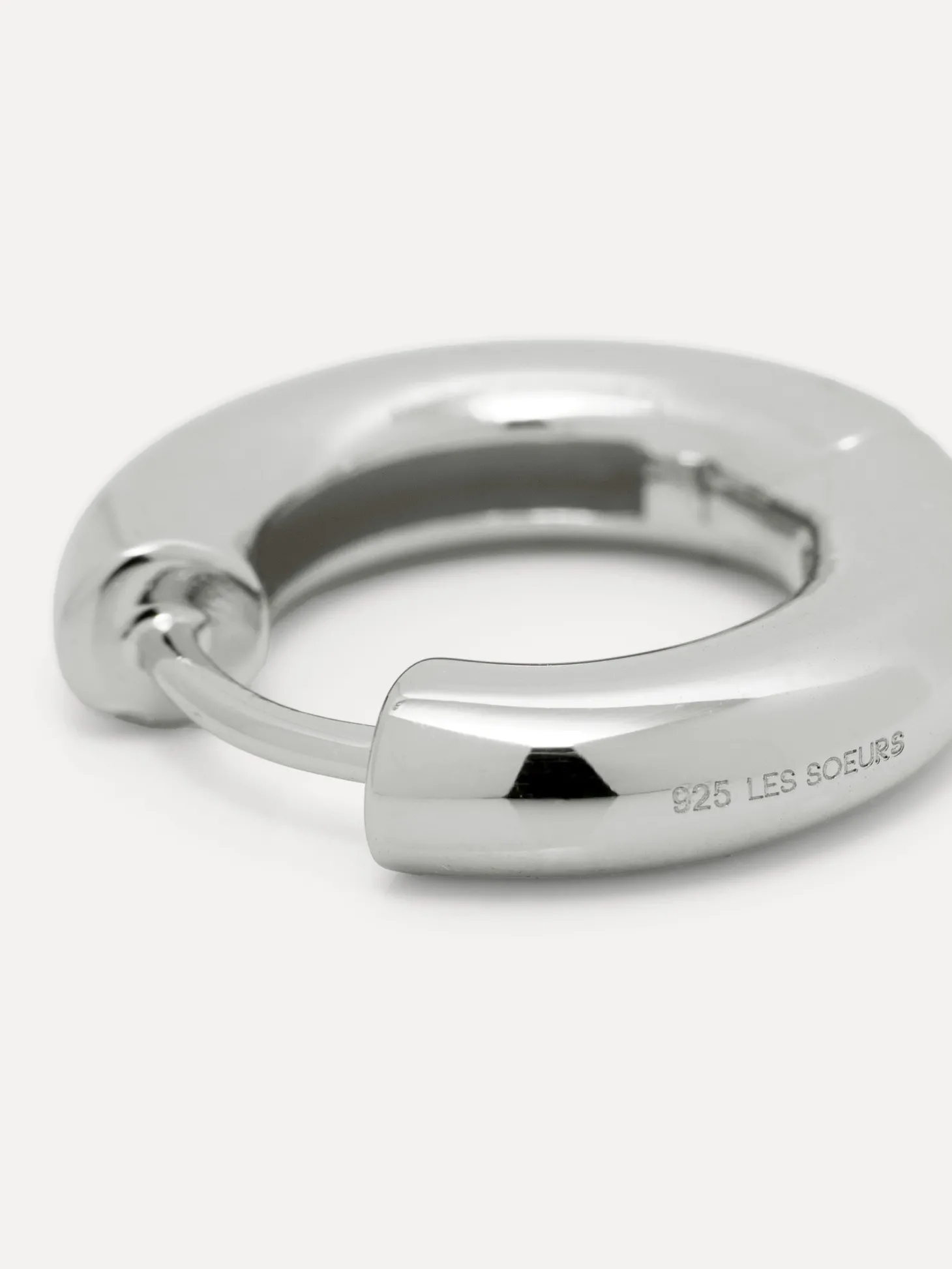 Les Soeurs Oorbel Joanne Chubby Silver Clearance