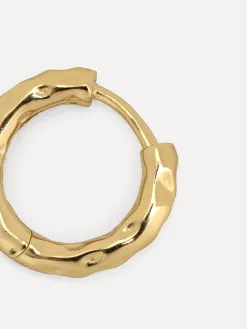 Les Soeurs Oorbel Joanne Hammered Gold Best