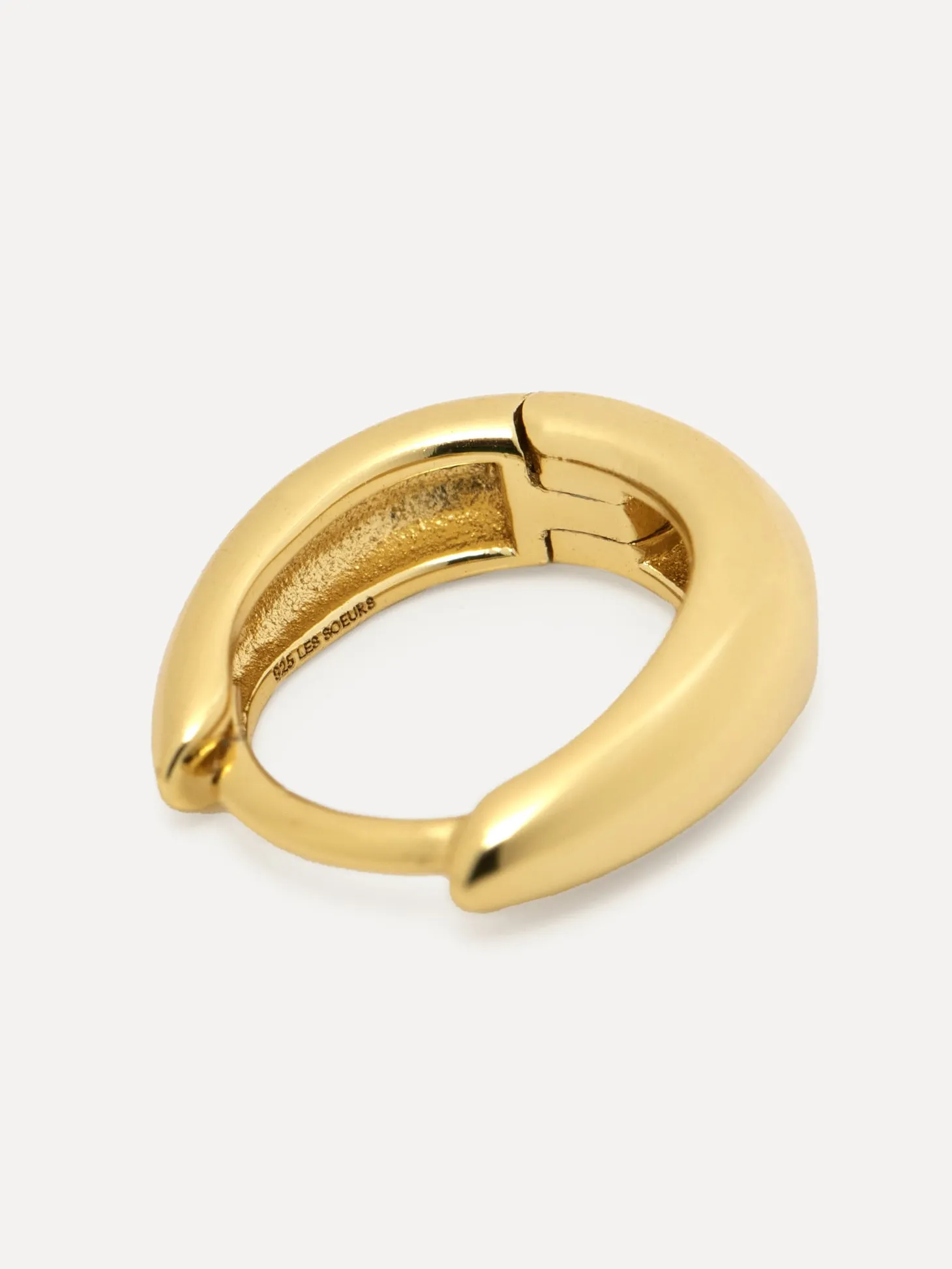 Les Soeurs Oorbel Joanne Oval Mini Gold Discount