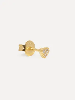 Les Soeurs Oorbel Jolie Heart Strass Gold Online