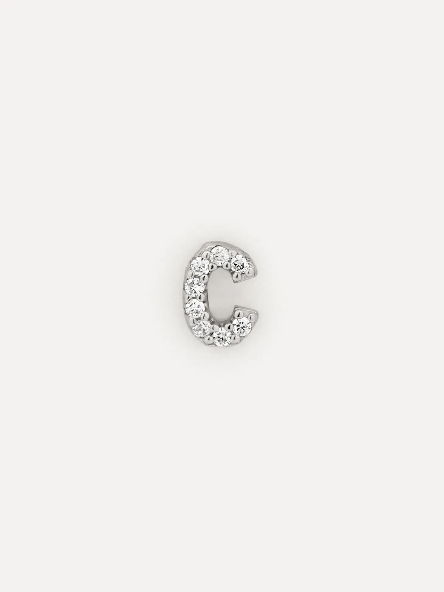 Les Soeurs Oorbel Jolie Initial Strass Clearance