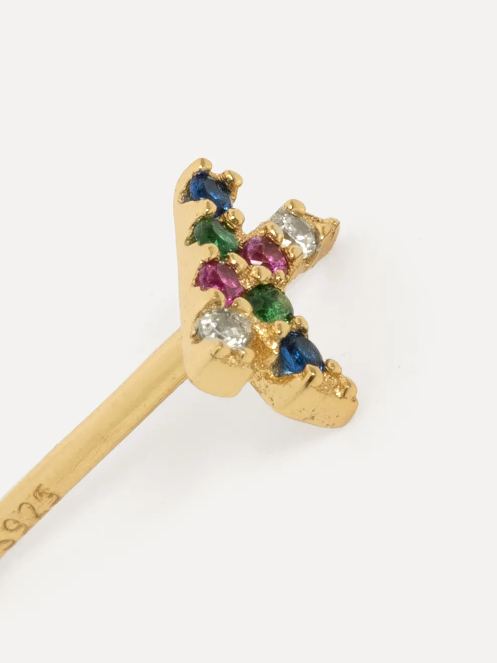 Les Soeurs Oorbel Jolie Initial Strass Multi Online