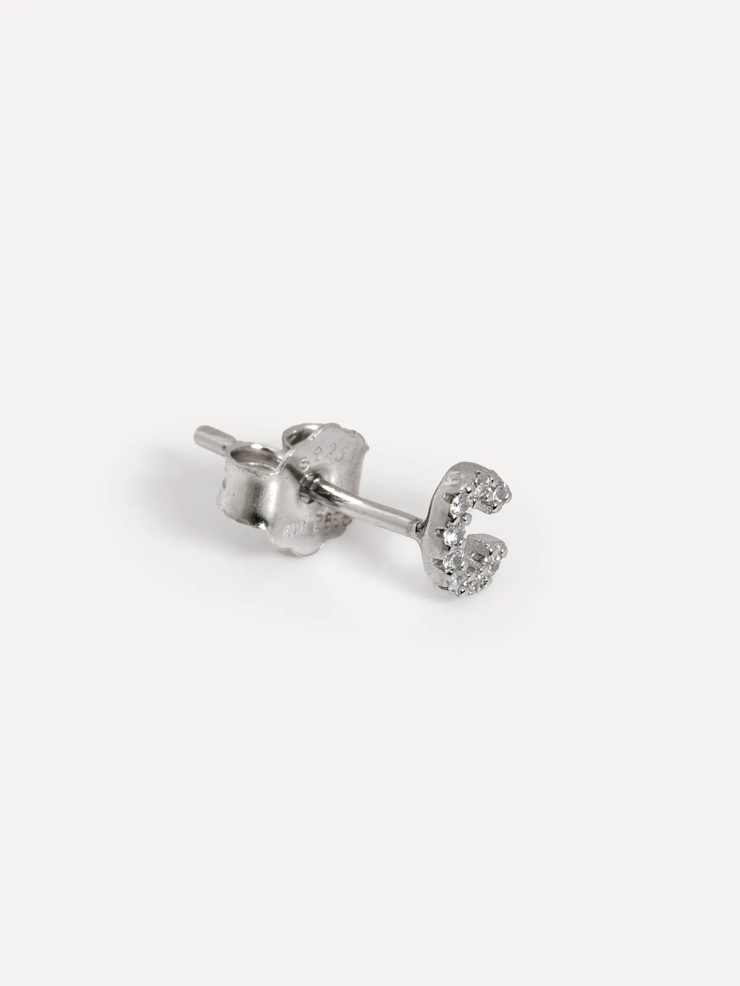 Les Soeurs Oorbel Jolie Initial Strass Clearance