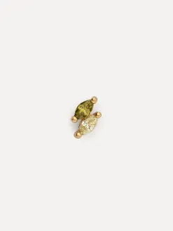Les Soeurs Oorbel Jolie Marquise Olivine Gold Hot