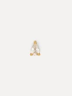 Les Soeurs Oorbel Jolie Pear Strass Gold Clearance