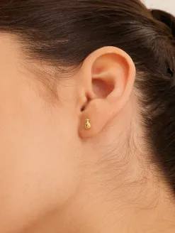 Les Soeurs Oorbel Jolie Pineapple Gold Clearance