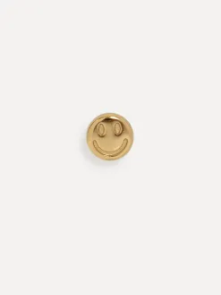 Les Soeurs Oorbel Jolie Smiley Gold Outlet
