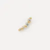 Les Soeurs Oorbel Louise 4 Dots Strass Gold Best