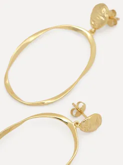 Les Soeurs Oorbellen Set Corine Flowy Gold Discount