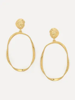 Les Soeurs Oorbellen Set Corine Flowy Gold Discount