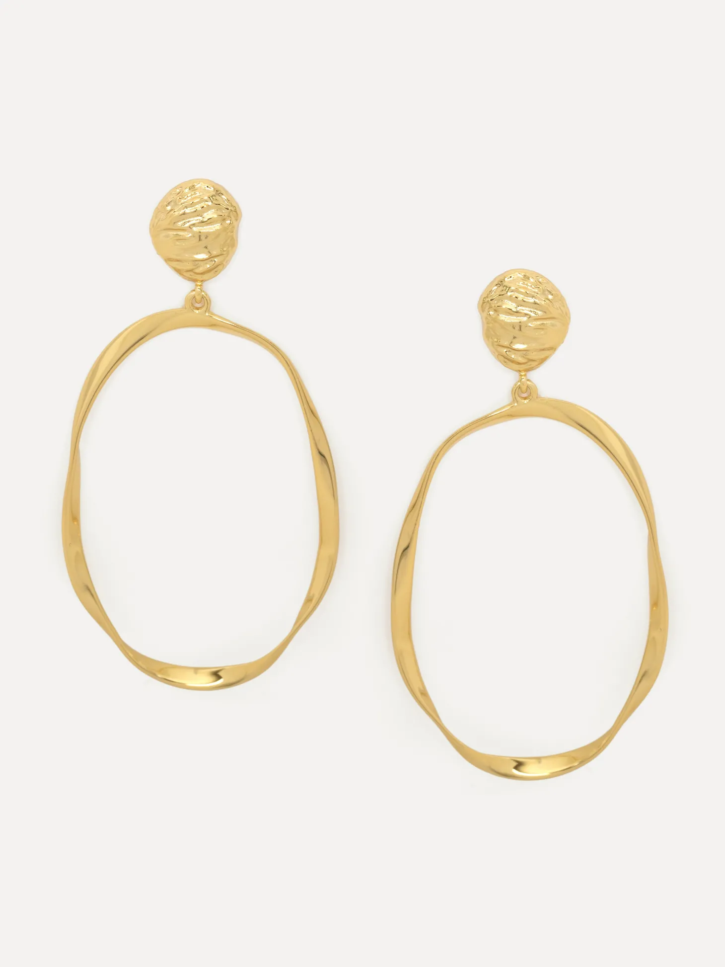 Les Soeurs Oorbellen Set Corine Flowy Gold Discount