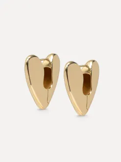 Les Soeurs Oorbellen Set Fara Heart Gold Outlet
