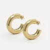 Les Soeurs Oorbellen set Fara Tube Gold Fashion