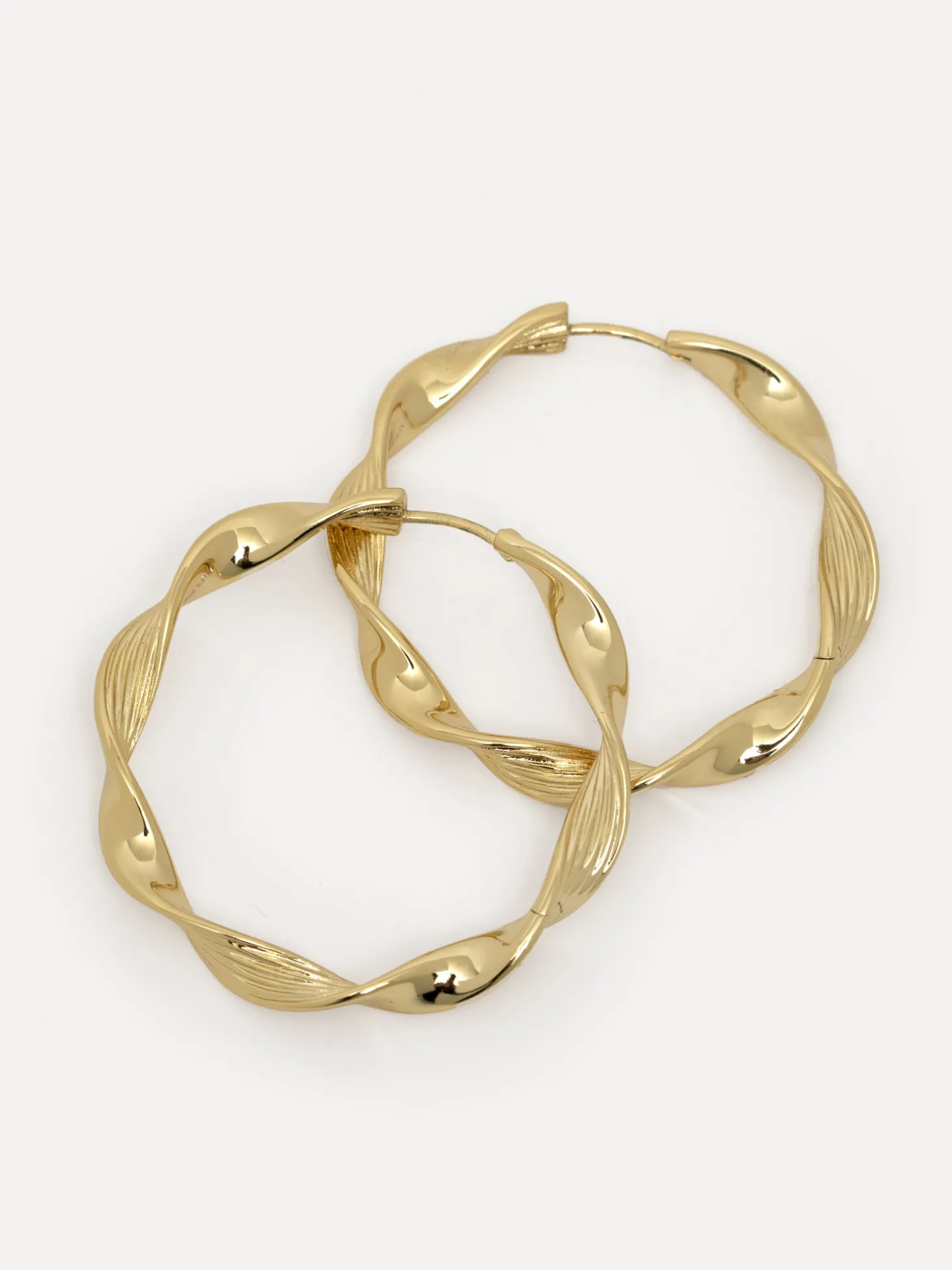 Les Soeurs Oorbellen set Fara Twisted Gold Outlet