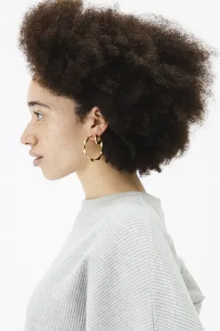 Les Soeurs Oorbellen set Fara Twisted Gold Outlet