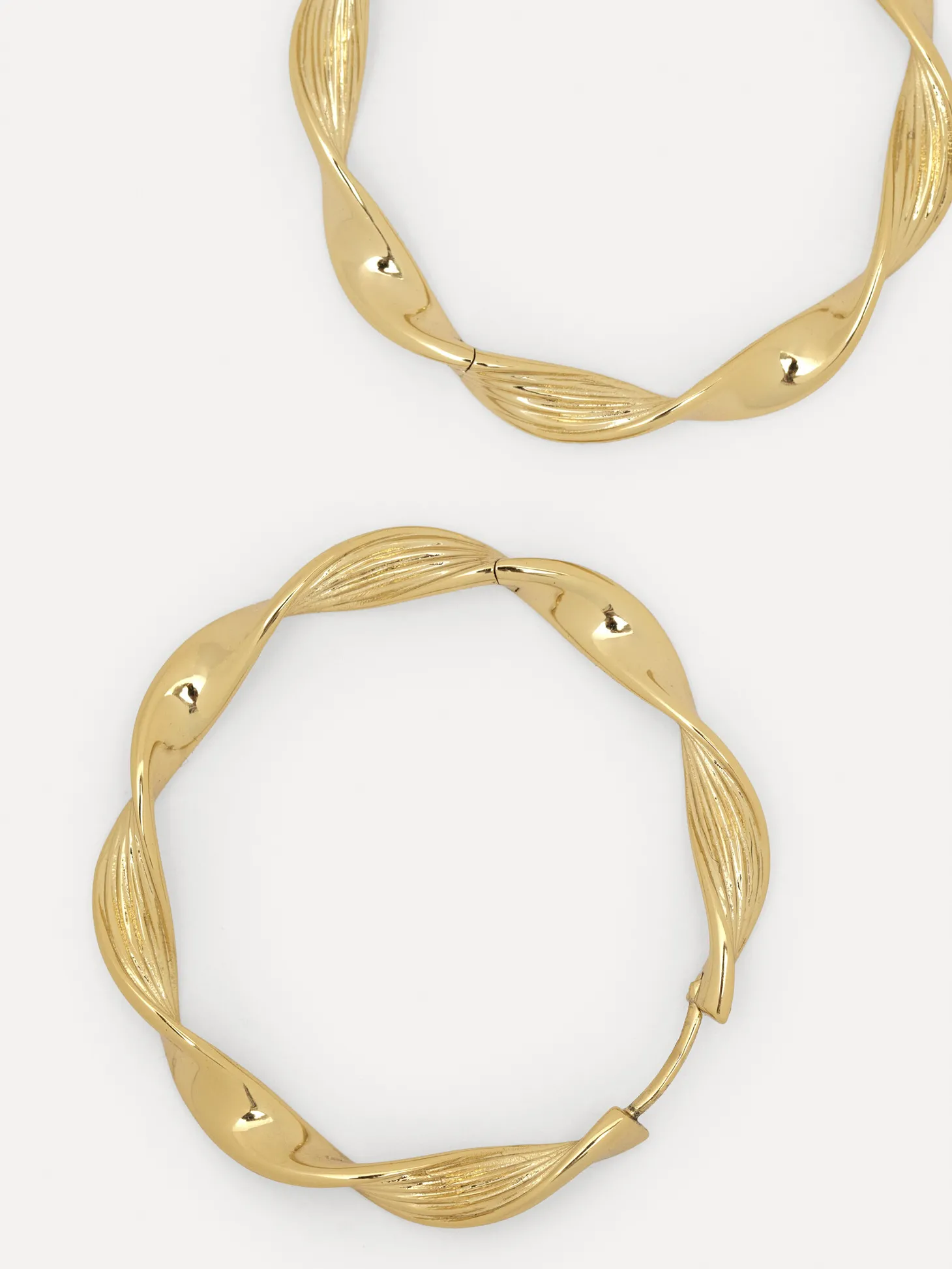 Les Soeurs Oorbellen set Fara Twisted Gold Outlet