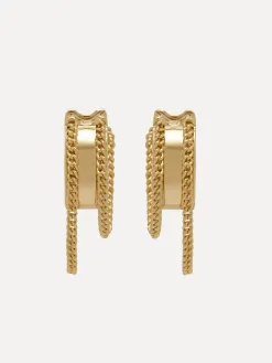 Les Soeurs Oorbellenset Fara Chain Gold Discount
