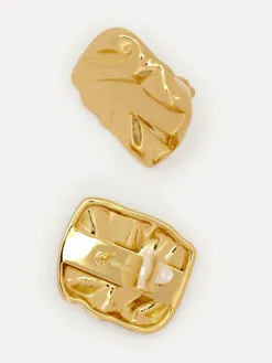 Les Soeurs Oorbellenset Fara Folded Gold New