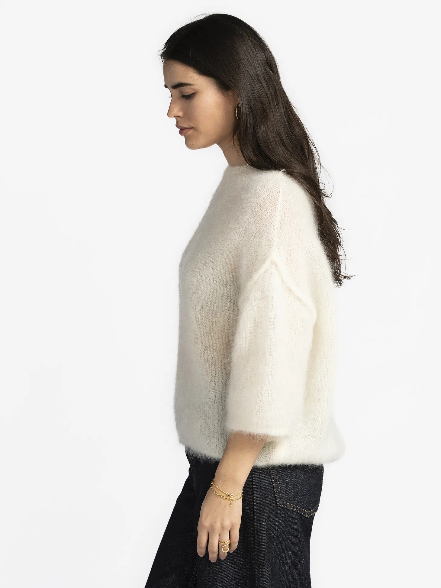 Le Marais Oversized Trui Stella White Fashion