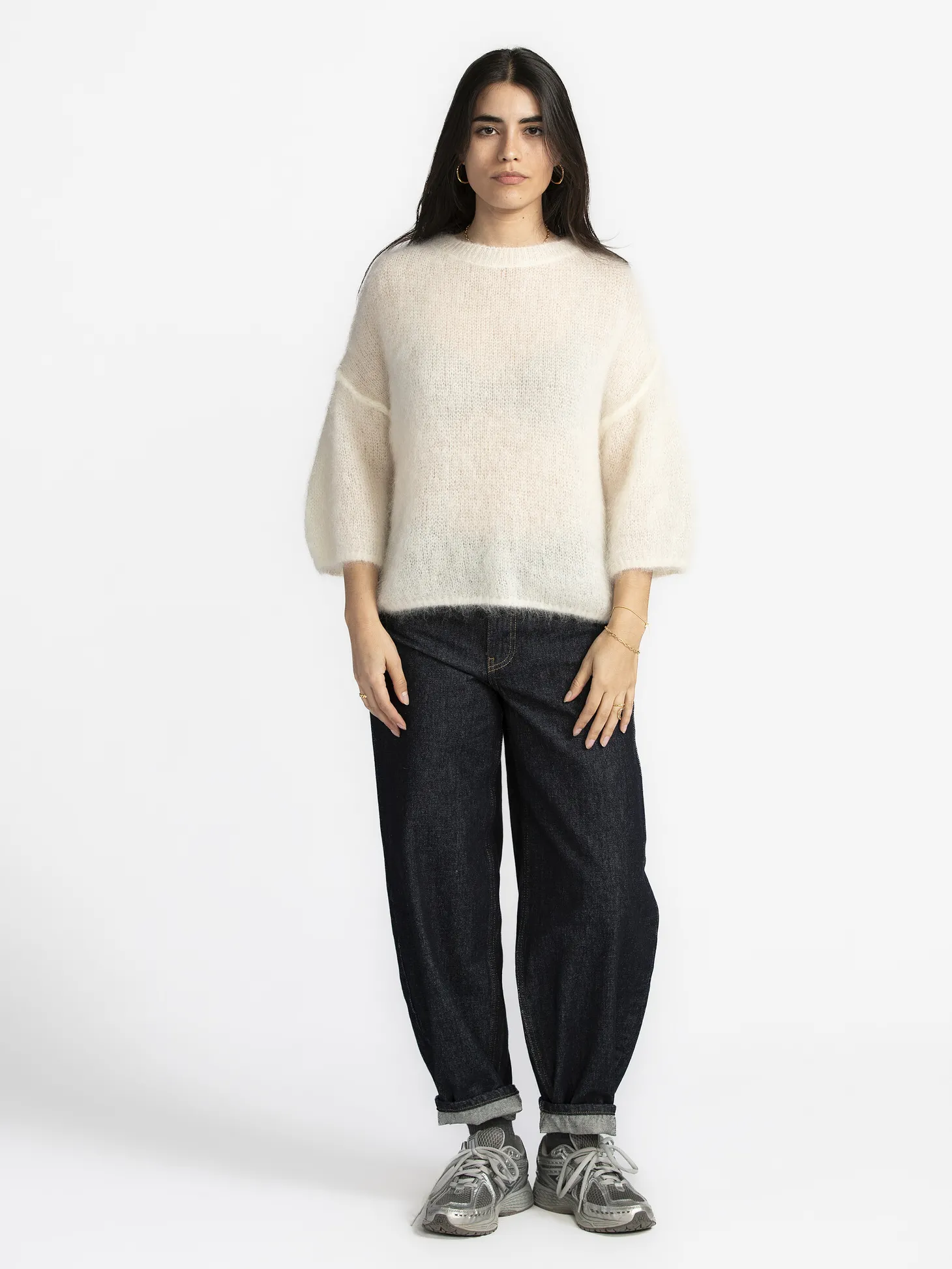 Le Marais Oversized Trui Stella White Fashion