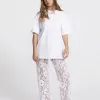 Les Soeurs Oversized T-shirt Lynn White Sale