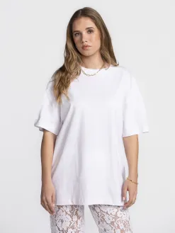 Les Soeurs Oversized T-shirt Lynn White Sale
