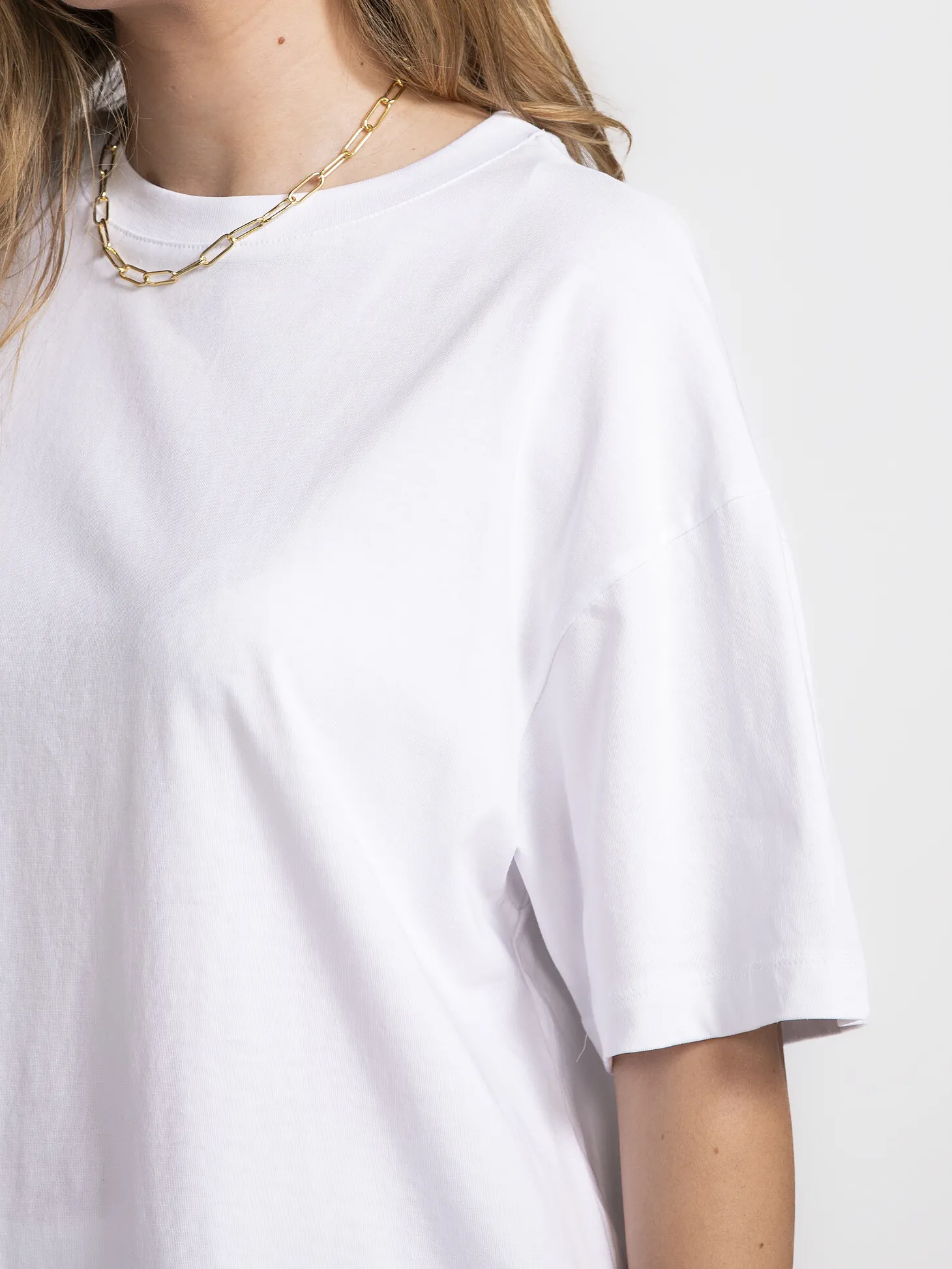 Les Soeurs Oversized T-shirt Lynn White Sale
