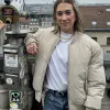 Selected Padded bomberjack Emma Island+Fossil Best