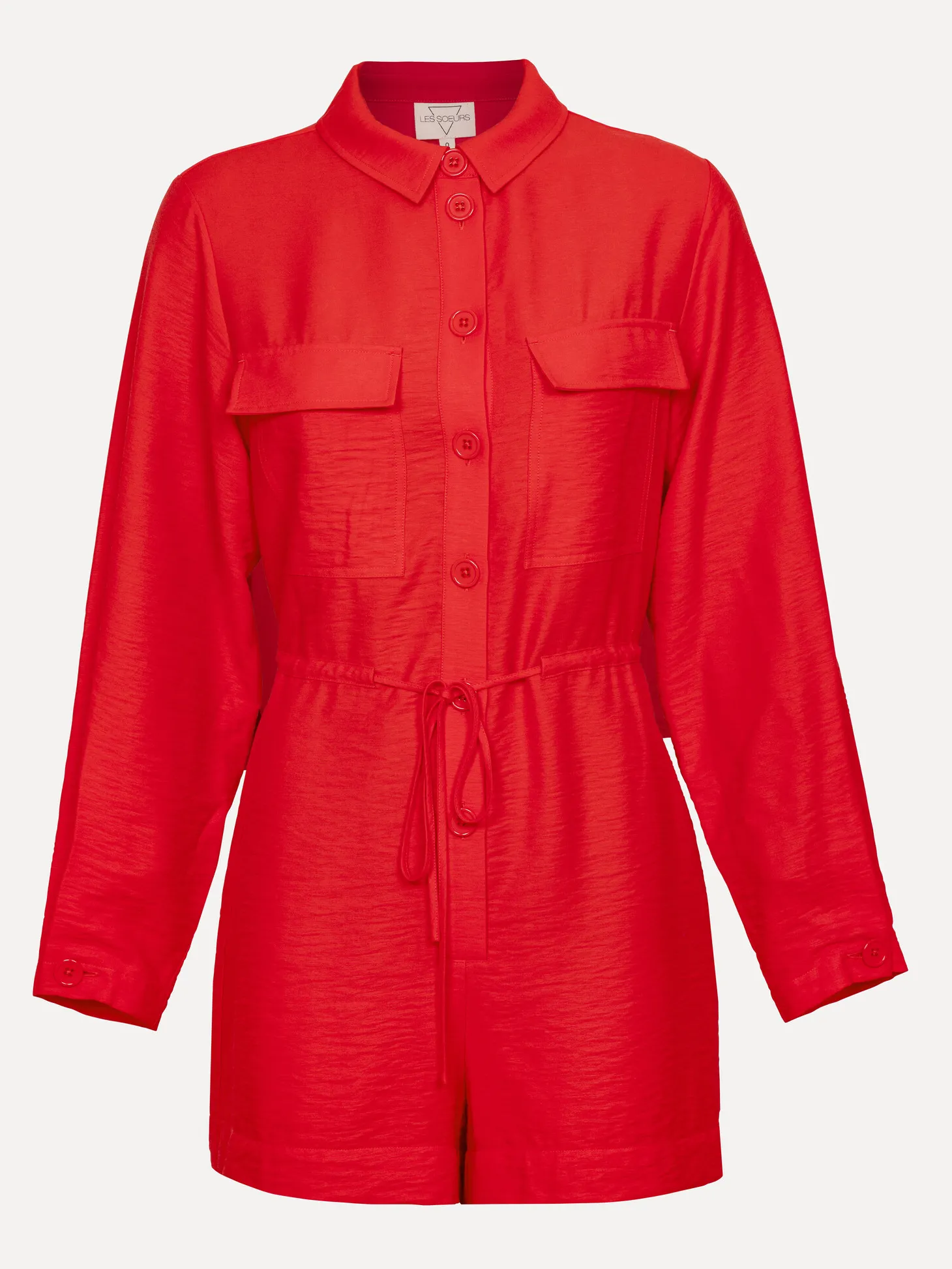 Les Soeurs Playsuit Charlize Fiery+Red Hot
