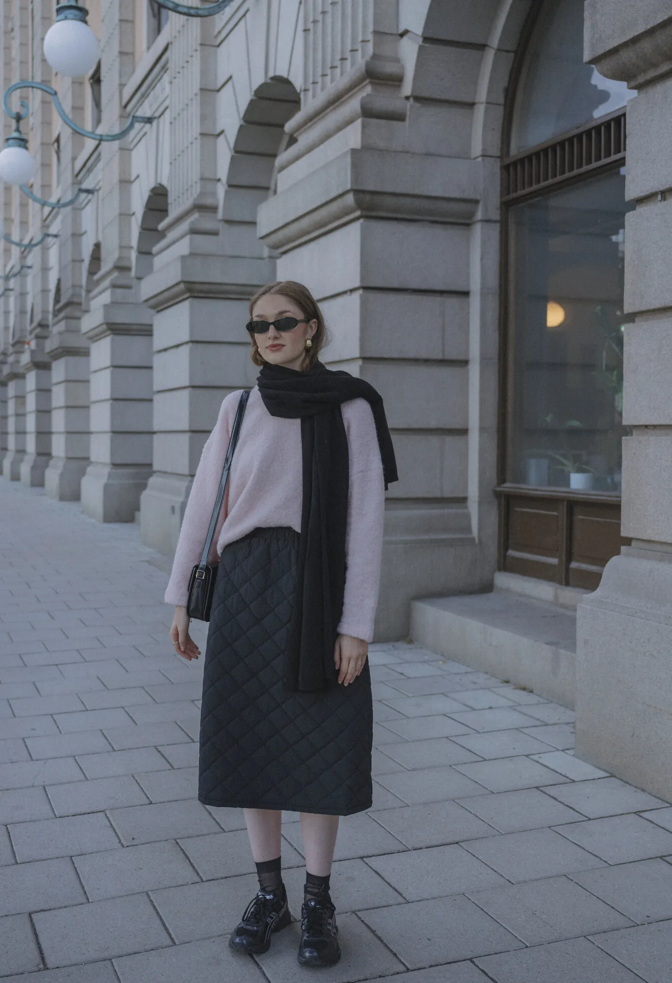 Les Soeurs Quilted midirok Georgina Black Online