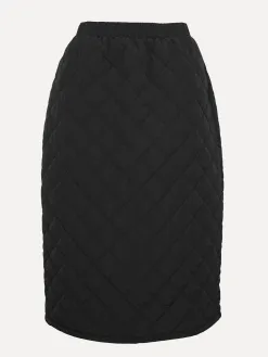 Les Soeurs Quilted  midirok Georgina Black Online