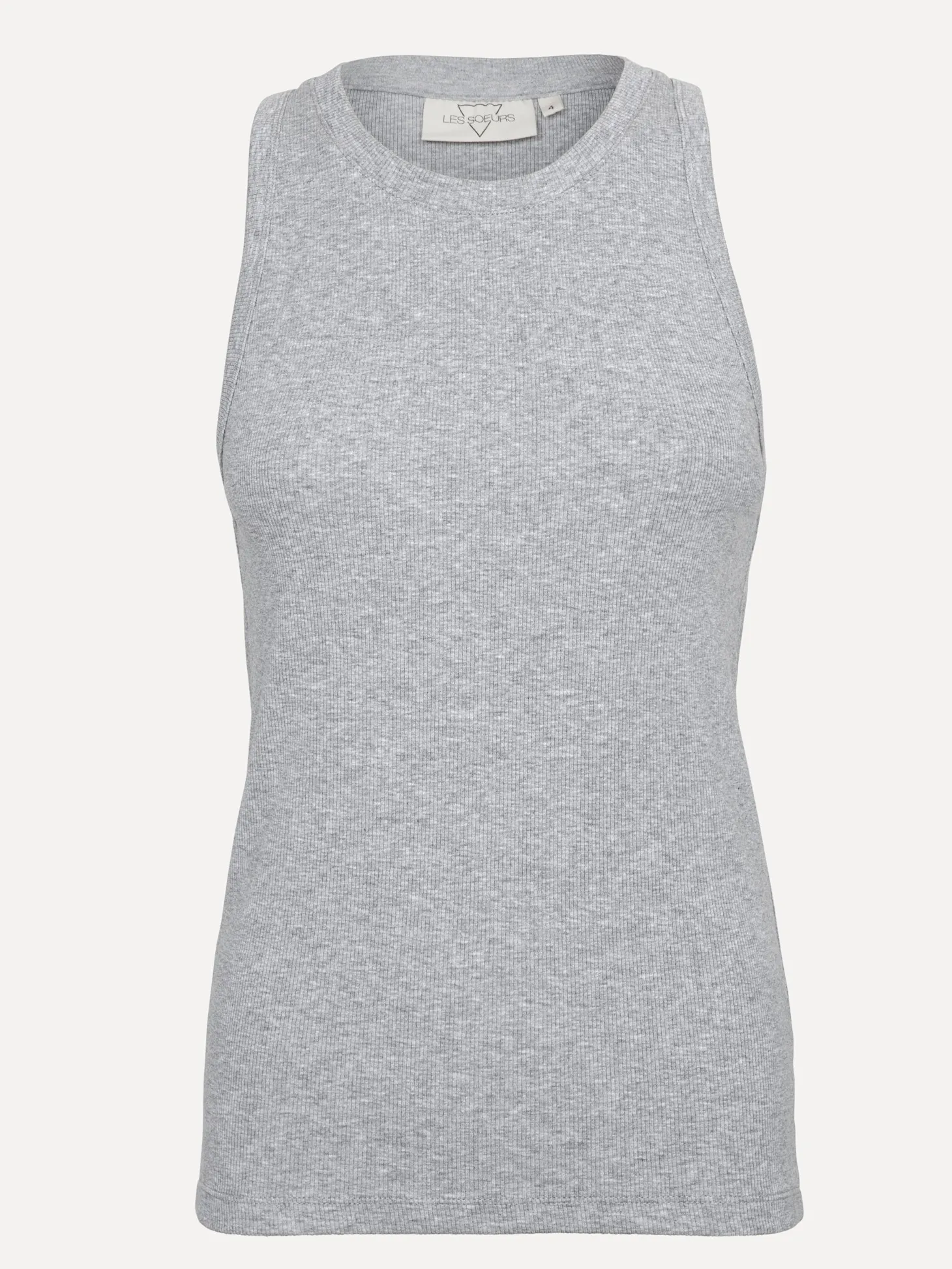 Les Soeurs Racerback top Kaila Grey+Melange Hot