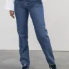Selected Rechte jeans Naomi Medium+Blue+Denim Online
