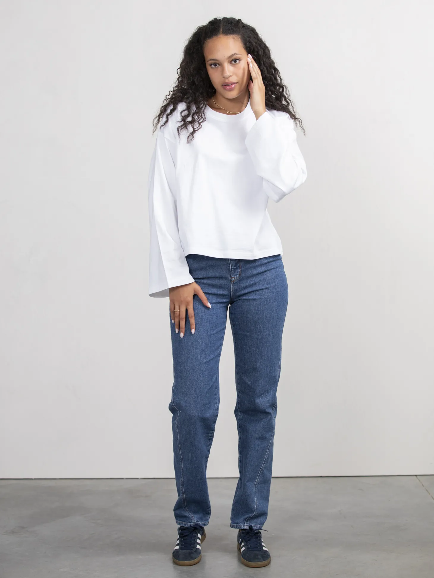 Selected Rechte jeans Naomi Medium+Blue+Denim Online