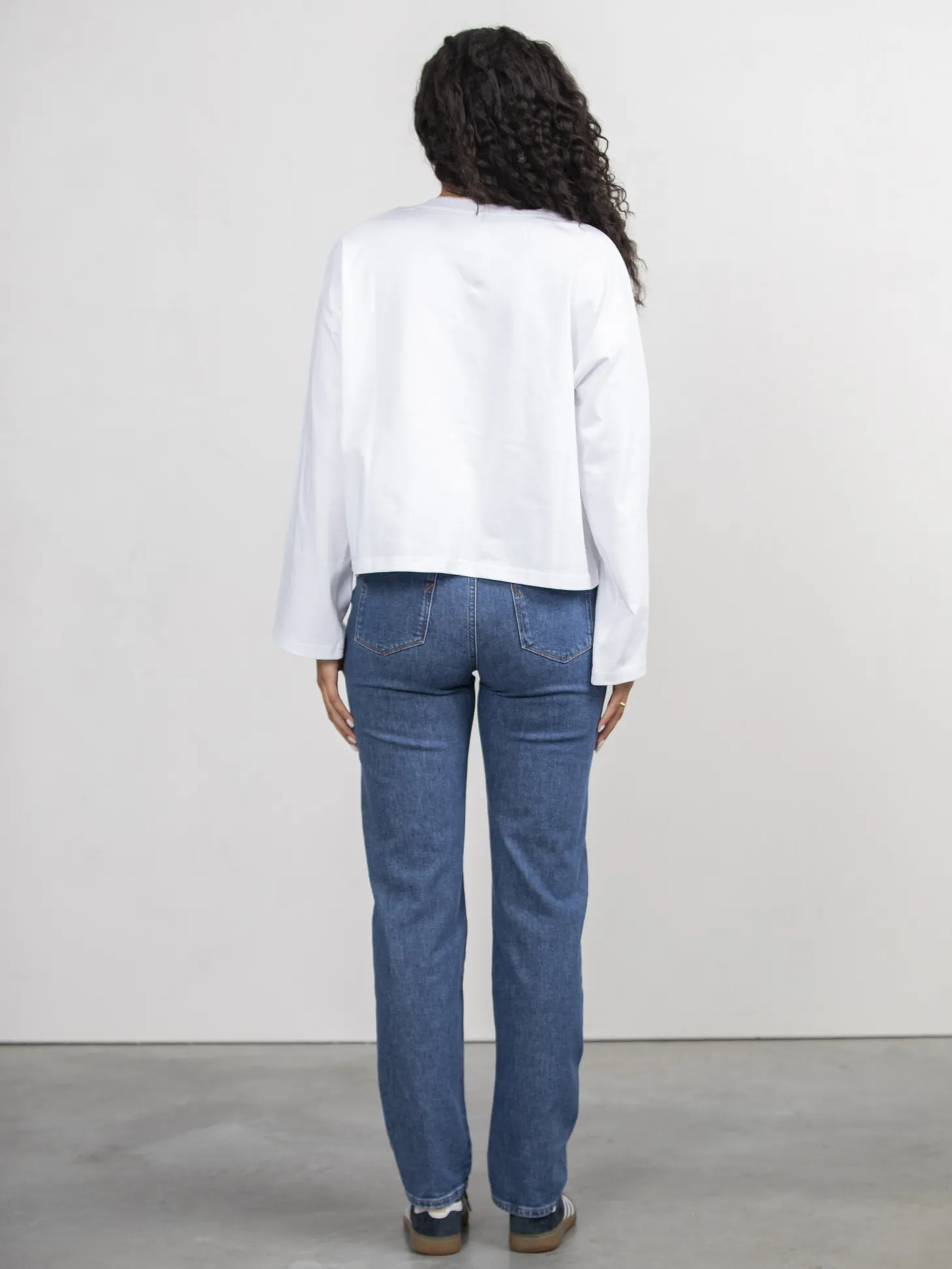 Selected Rechte jeans Naomi Medium+Blue+Denim Online