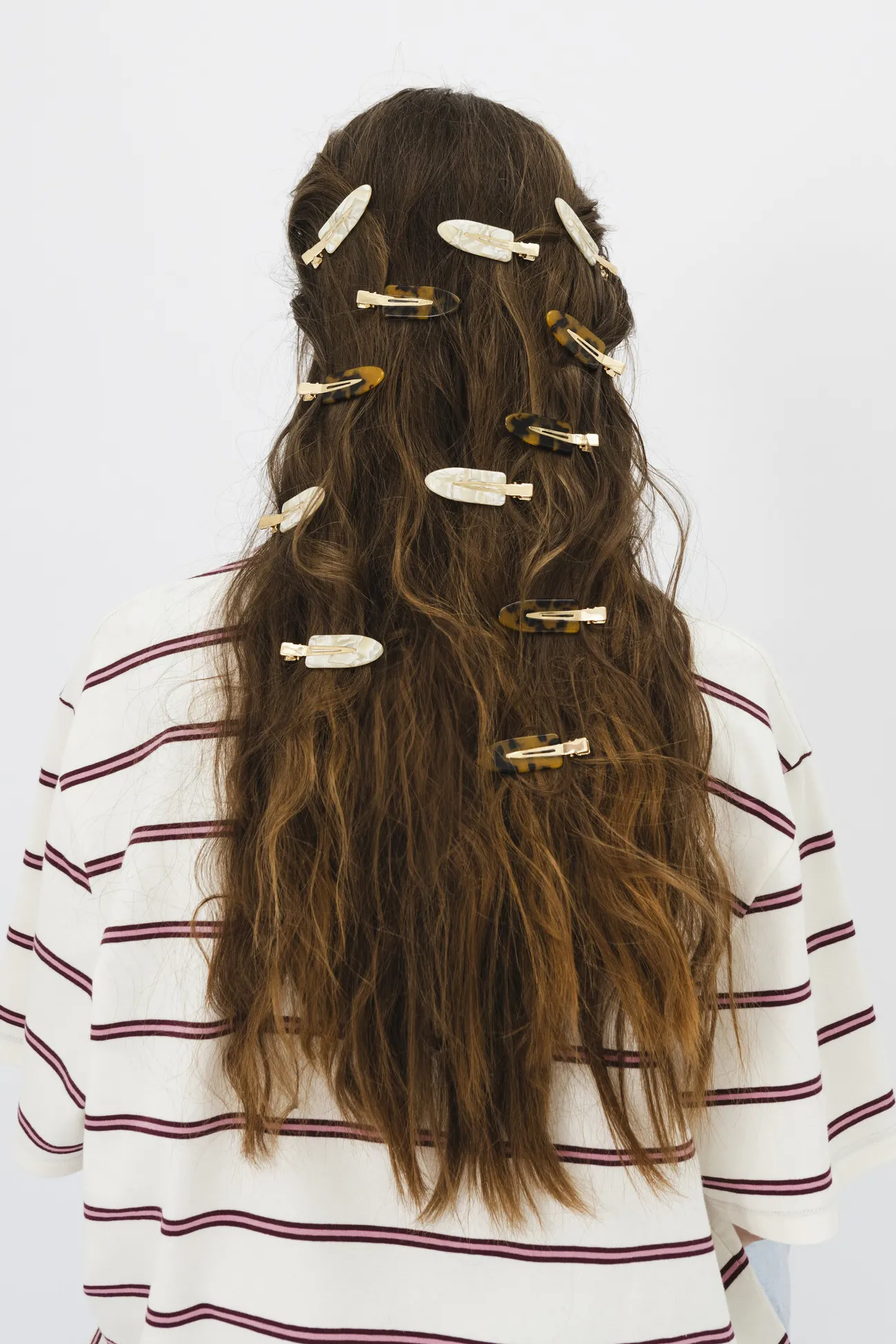 Les Soeurs Resin clips GRWM White+Cream Best