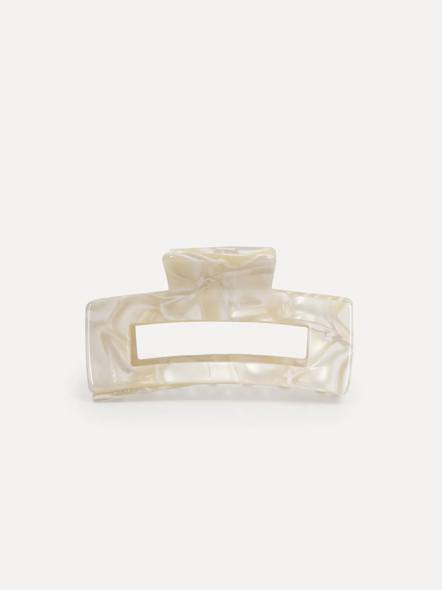 Les Soeurs Resin haarspeld rechthoekig Cream Best