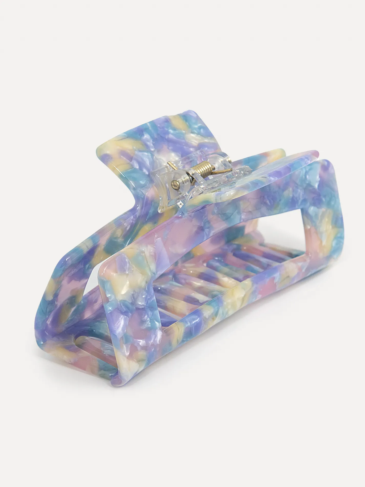 Les Soeurs Resin haarspeld rechthoekig PurpleYellow Discount