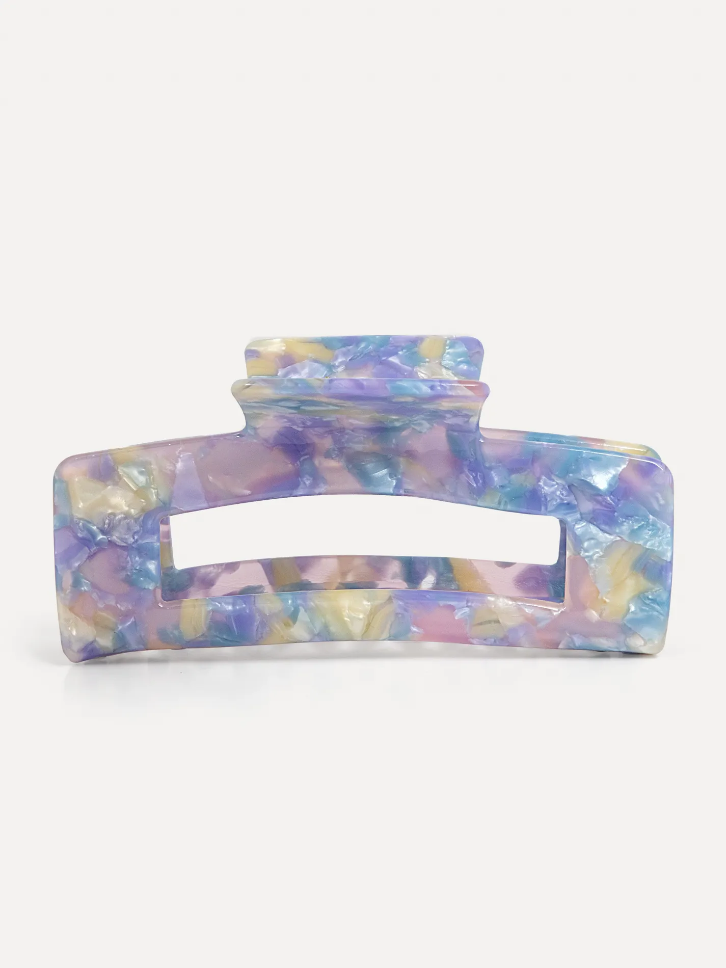 Les Soeurs Resin haarspeld rechthoekig PurpleYellow Discount
