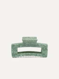 Les Soeurs Resin haarspeld rechthoekig Jade Sale